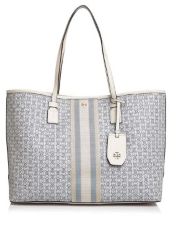 Tory Burch Handbags - Tory Burch Gemini Link Canvas Tote Bag